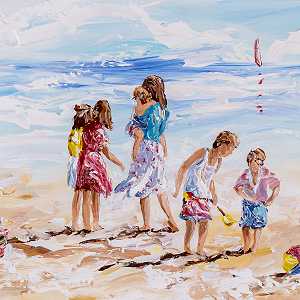 Family Day At Portstewart Strand